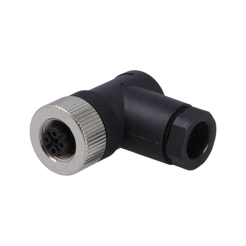 Conector: M12; mufă; PIN: 4; mamă; cod D-Ethernet; pe cablu; 250V; 4A