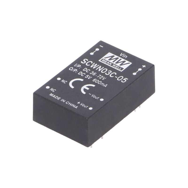 Convertor: DC/DC; 3W; Uintr: 36÷72VDC; Uieş: 5VDC; Iieş: 600mA; DIP24