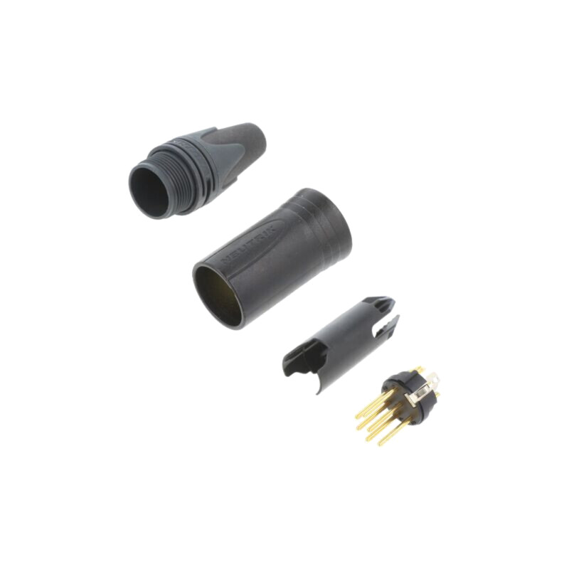Conector: XLR; mufă; tată; PIN: 6; drept; pe cablu; lipire; 7,5A; XX