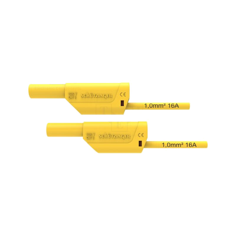 Cablu de măsurare; 16A; mufă banană 4 mm,din ambele părţi