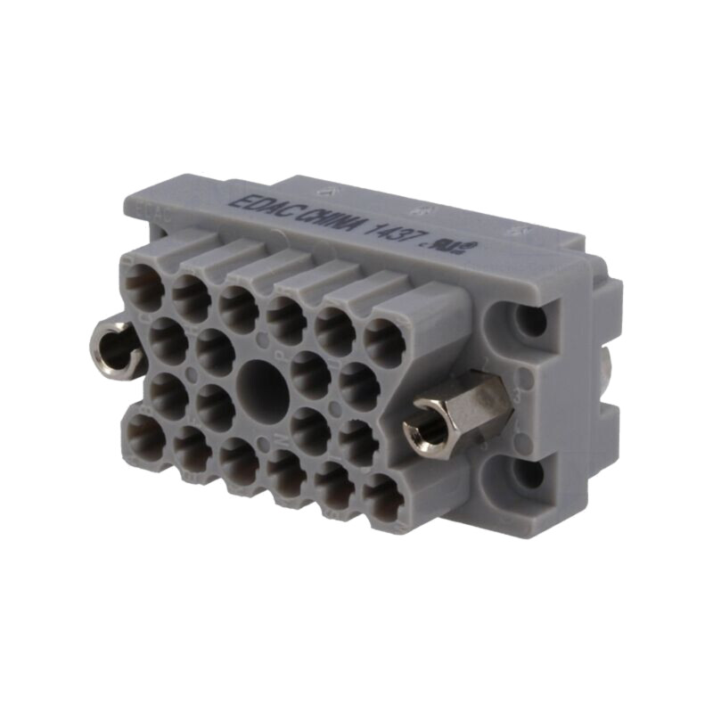 Conector: dreptunghiular; soclu; hermafrodit; policarbonat; 2kV Conector: dreptunghiular; soclu; hermafrodit; policarbonat; 2kV