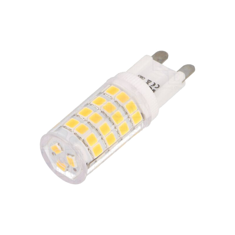 Lampă LED; alb cald; G9; 230VAC; 370lm; P: 3,5W; 280°; 2700K