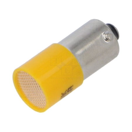 Lampă LED; galbenă; BA9S,T10; 110VDC; 110VAC; plastic; -20÷60°C