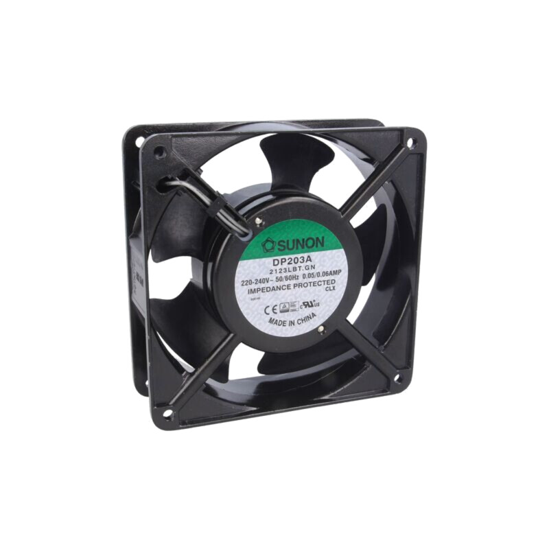 Ventilator: AC; axial; 230VAC; 120x120x38mm; 122m3/h(±10%); 37dBA