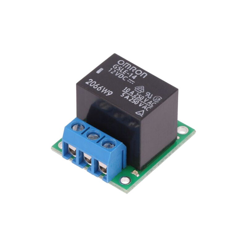 Modul: releu; Ch: 1; 12VDC; max.250VAC; 10A; Uîntrerup: max.125VDC