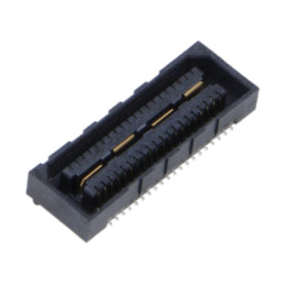 Conector: PCB-PCB; mamă; PIN: 40; 0,8mm; QSE; aurit; SMT; soclu; 2A