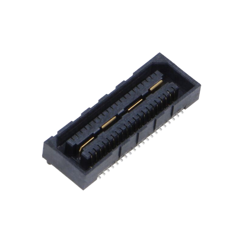 Conector: PCB-PCB; mamă; PIN: 40; 0,8mm; QSE; aurit; SMT; soclu; 2A