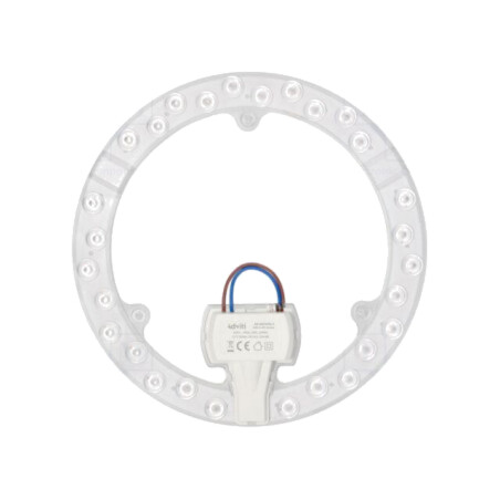 Lampă: panou luminos LED; 3000K; 215mm; 230VAC; 24W; 2200lm