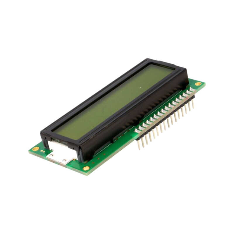 Modul LCD; LCD; Controler: HD44780; Număr de semne: 2x16