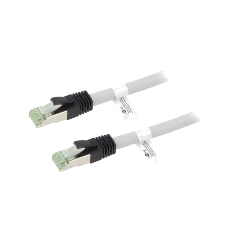 Patch cord; S/FTP; Cat 8; litat; Cu; LSZH; gri; 2m; 24AWG; Fire: 8