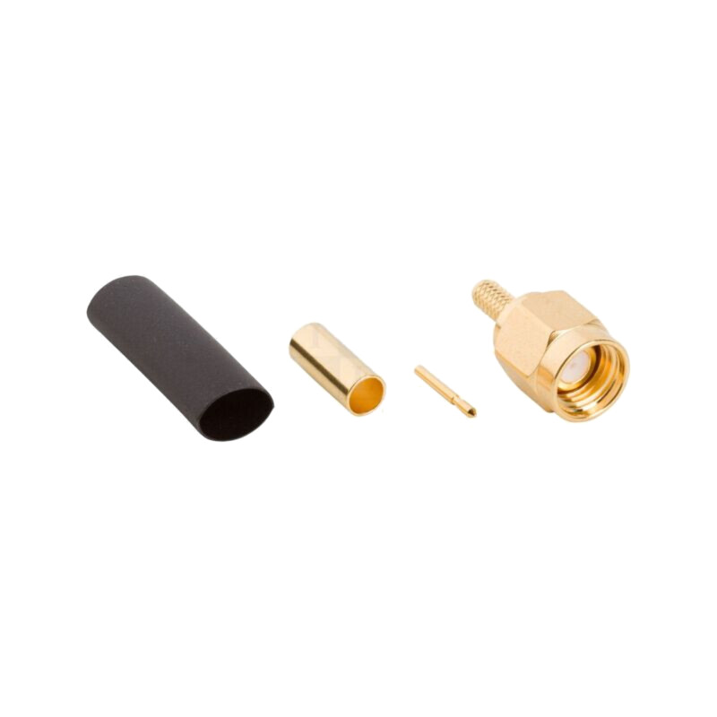 Conector: SMA; mufă; tată; drept; 50Ω; lipire,crimpat; pe cablu