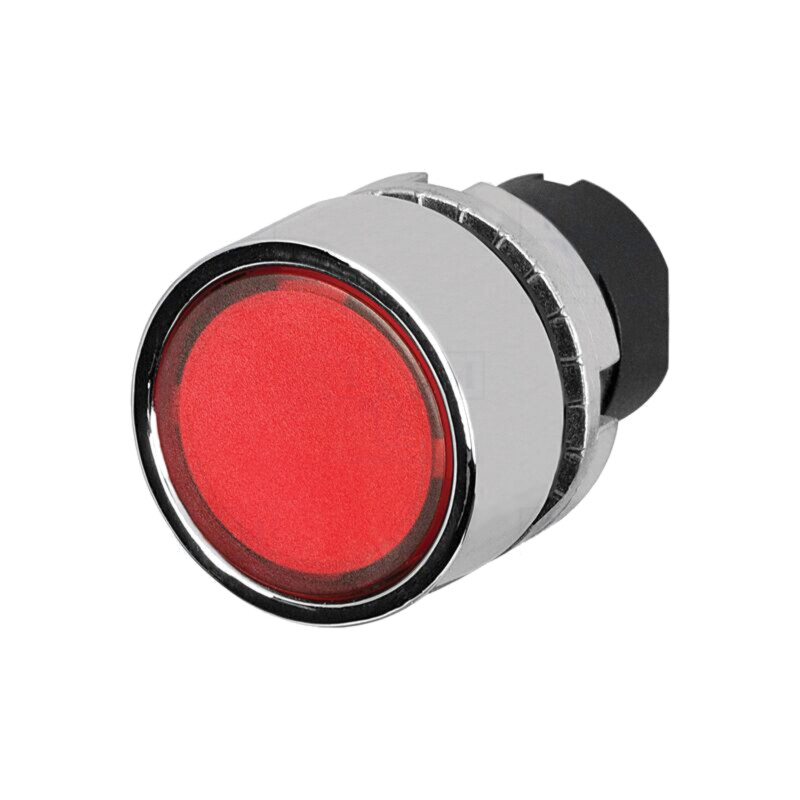 Comutator: acţionat prin apăsare; 22mm; Poz.i stab: 1; roşie; IP65