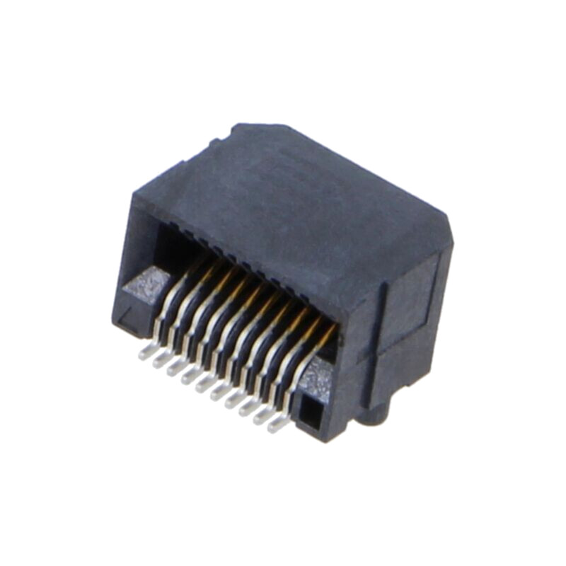 Conector: de margine; PIN: 20; 0,635mm; aurit; SMT; pentru PCB Conector: de margine; PIN: 20; 0,635mm; aurit; SMT; pentru PCB