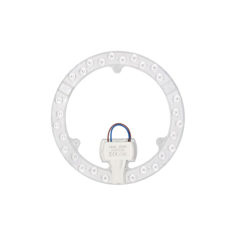 Lampă: panou luminos LED; 4000K; 215mm; 230VAC; 24W; 2400lm