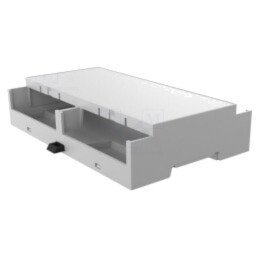 Carcasă: pentru şină DIN; Y: 90mm; X: 142mm; Z: 32mm; gri; Nr.mod: 8