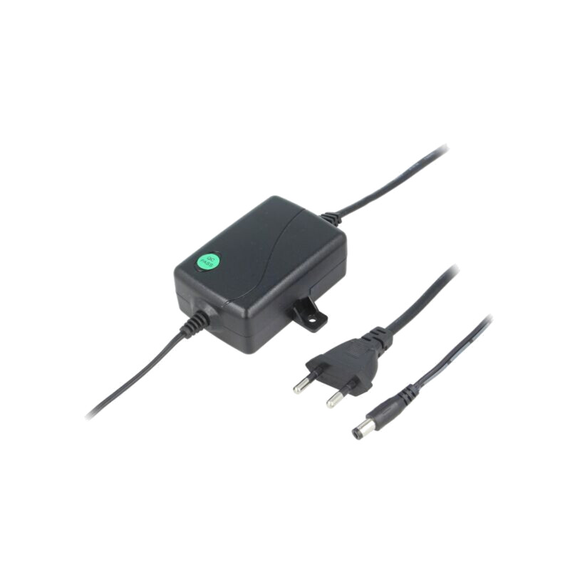 Alimentator: pulsatoriu; 12VDC; 1A; Ieşire: 5,5/2,1; 12W; 90÷264VAC
