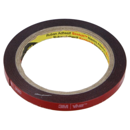 Bandă: de fixare; W: 9mm; L: 5,5m; Thk: 0,4mm; acril; 121°C,max.149°C