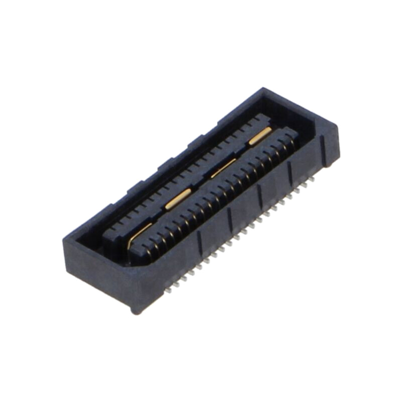 Conector: PCB-PCB; mamă; PIN: 40; 0,8mm; QSE; gold flash; SMT; soclu Conector: PCB-PCB; mamă; PIN: 40; 0,8mm; QSE; gold flash; SMT; soclu