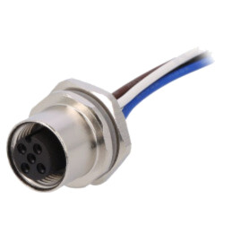 Conector: M12; soclu; PIN: 4; mamă; cod A-DeviceNet / CANopen; IP67