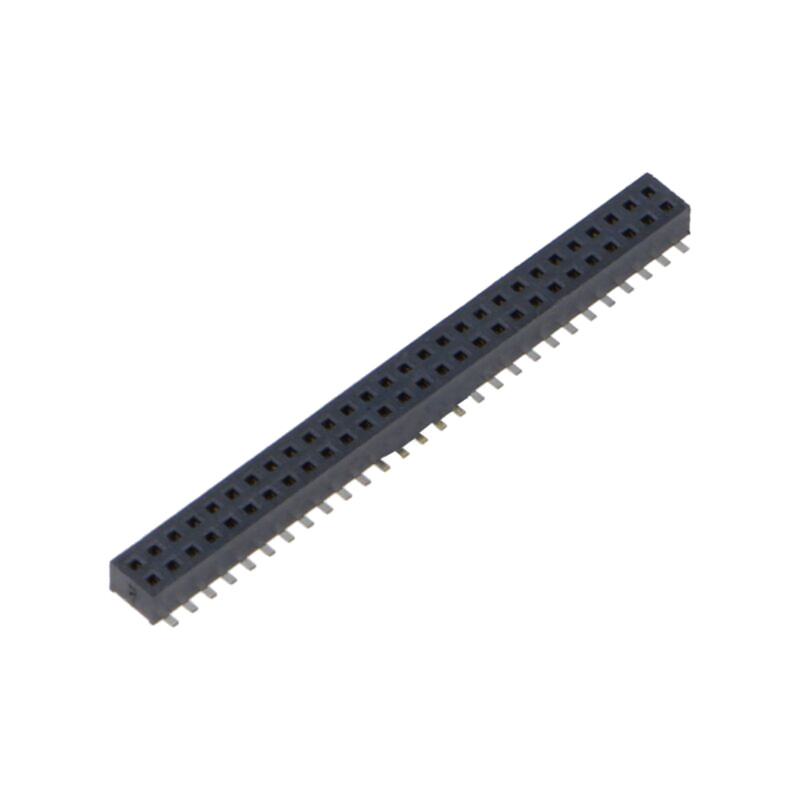 Conector: şiruri pini; mamă; PIN: 56; 1,27mm; aurit; SMT; soclu