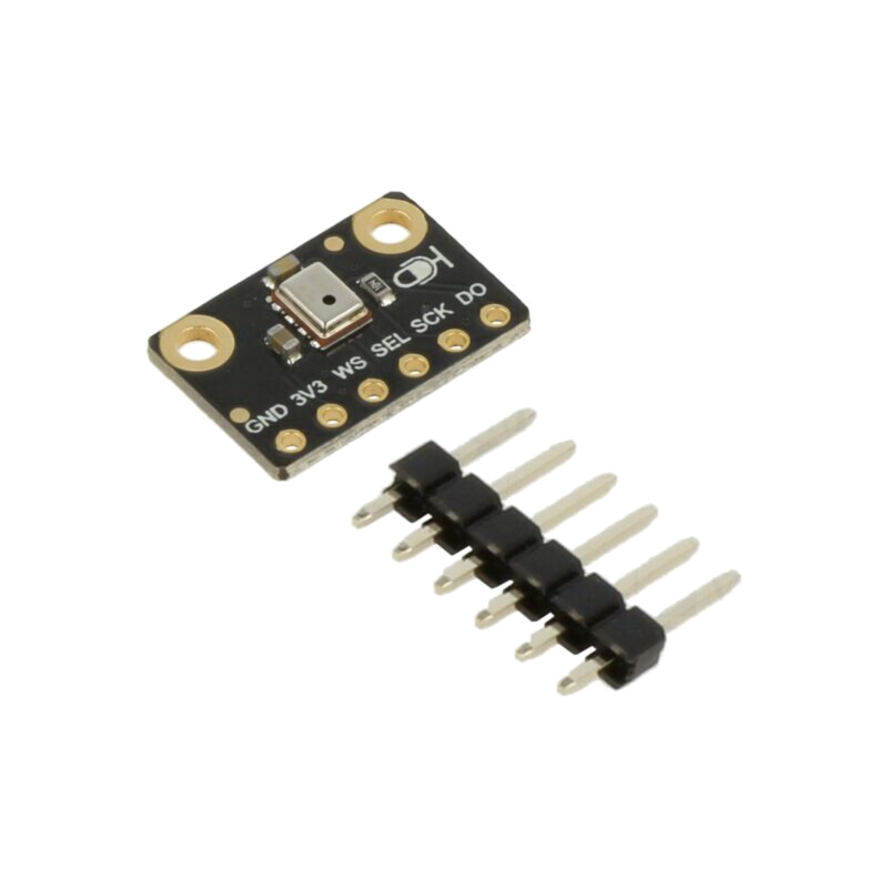 Modul: audio; microfon; I2S; 3,3VDC; şiruri pini; 11x16mm Modul: audio; microfon; I2S; 3,3VDC; şiruri pini; 11x16mm