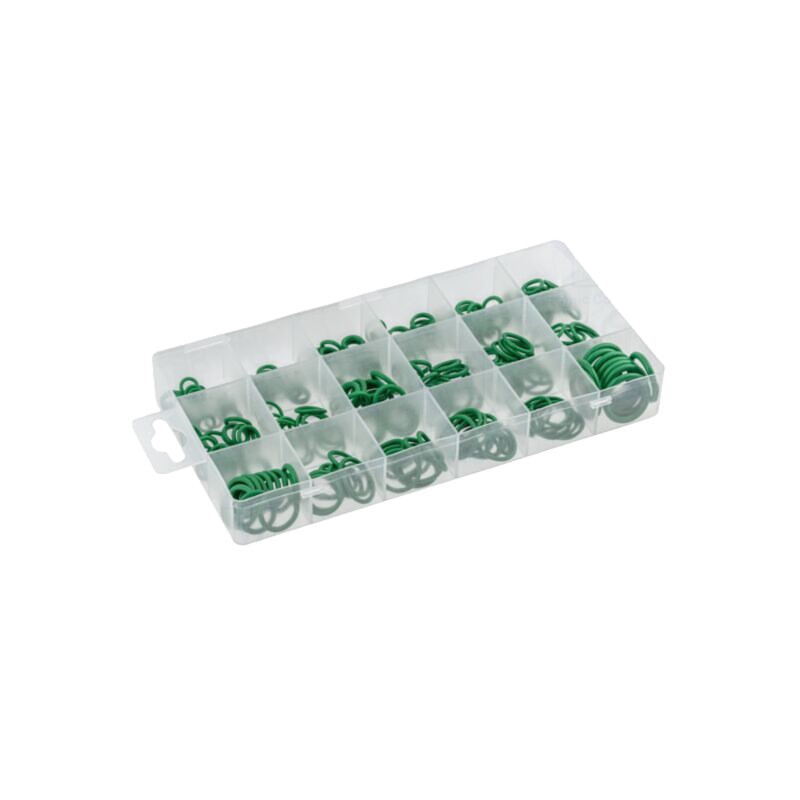 Set O-ring-uri; cauciuc NBR; climatizare; 270buc. Set O-ring-uri; cauciuc NBR; climatizare; 270buc.
