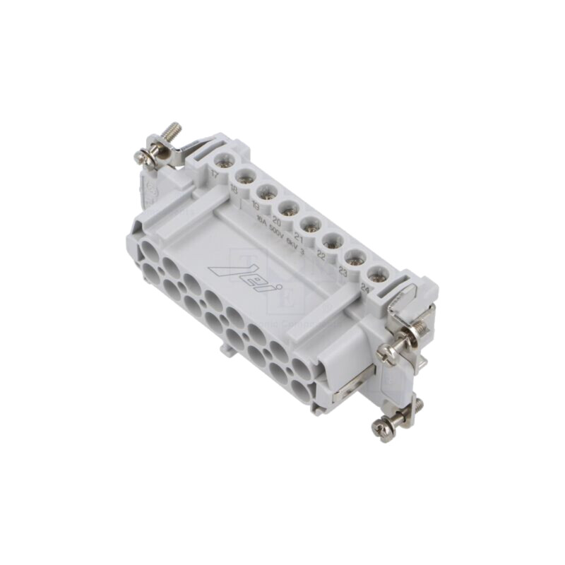 Conector: HDC; inserturi de contact; mamă; JNE; PIN: 16; 16+PE; 16A
