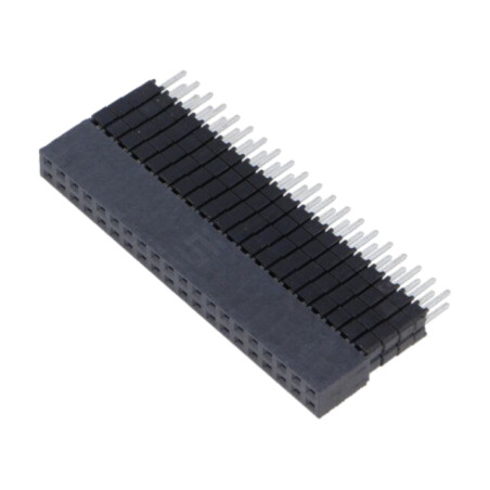 Conector: şiruri pini; tată; PIN: 40; 2,54mm; cositorit; THT; soclu