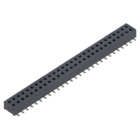 Conector: şiruri pini; mamă; PIN: 56; 1,27mm; aurit; SMT; soclu