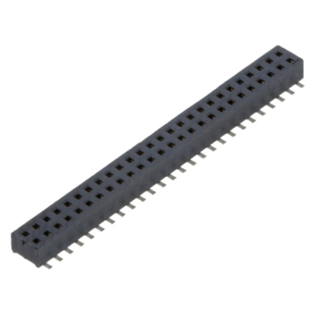 Conector: şiruri pini; mamă; PIN: 52; 1,27mm; aurit; SMT; soclu