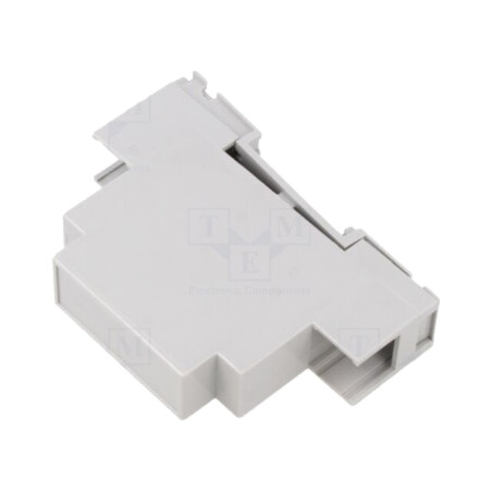 Carcasă: pentru şină DIN; Y: 90mm; X: 18mm; Z: 58mm; PPO; gri deschis