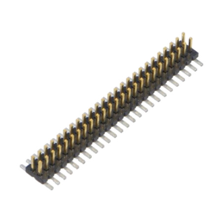 Conector: şiruri pini; tată; PIN: 50; 1,27mm; aurit; SMT; soclu