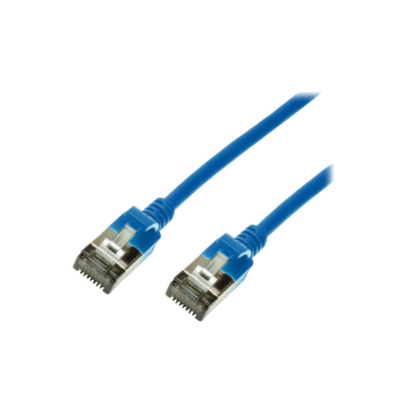 Patch cord; U/FTP; 6a; litat; Cu; elastomer termoplastic TPE; 5m
