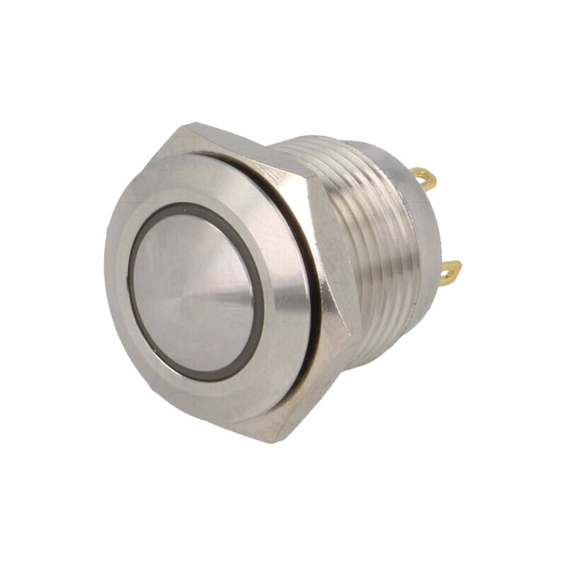 Comutator: anti-vandalism; Poz: 2; SPST-NO; 2A/36VDC; IP65; galben