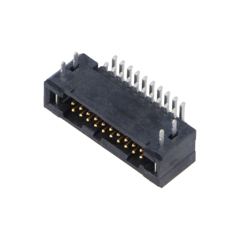 Conector: PCB-PCB; tată; PIN: 20; 1,27mm; TFM; aurit; SMT; soclu; 3,7A