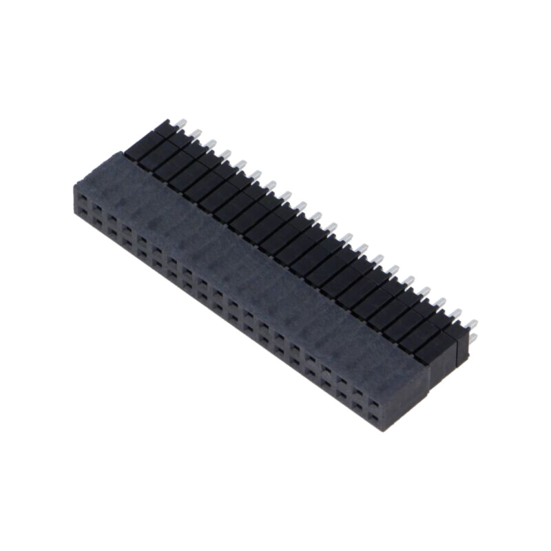Conector: şiruri pini; tată; PIN: 40; 2,54mm; cositorit; THT; soclu