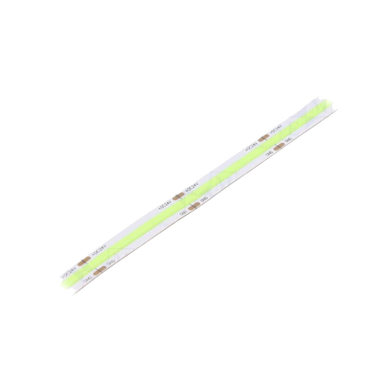 Bandă LED COB; verde; LED/m: 528; 10mm; IP20; 10W/m; CRImin: 80