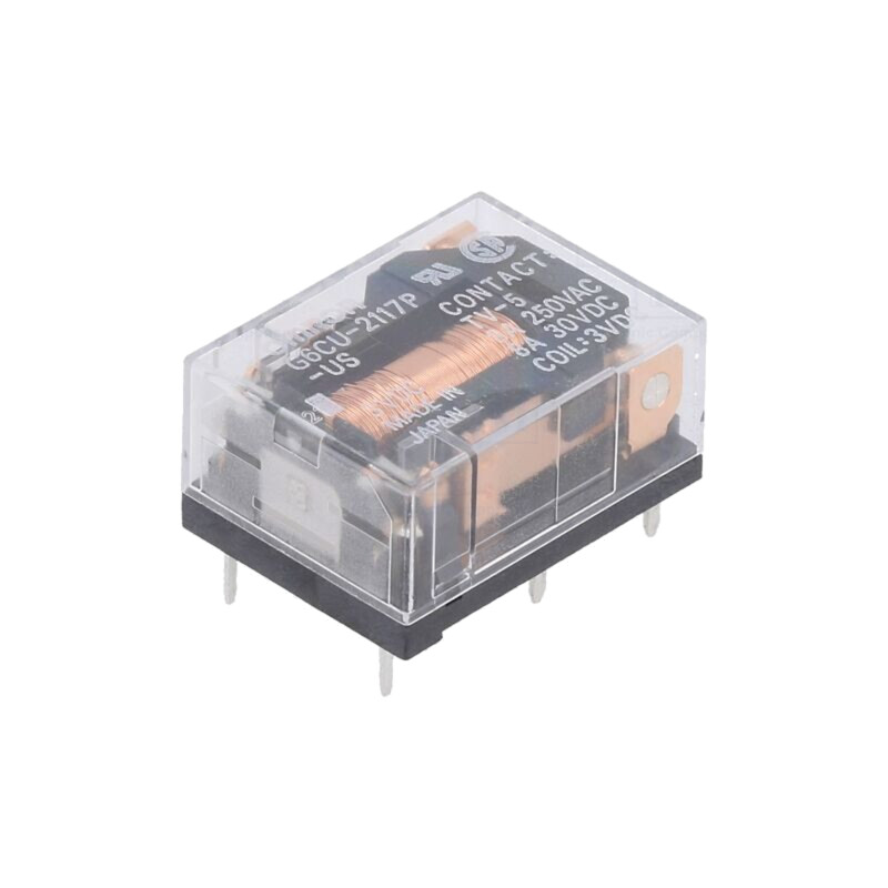 Releu: electromagnetic; SPST-NO + SPST-NC; Ubobină: 3VDC; G6C