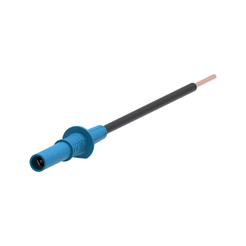 Terminal de măsurare; 36A; albastră; Dimensiune soclu: 4mm Terminal de măsurare; 36A; albastră; Dimensiune soclu: 4mm