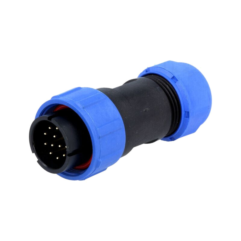 Mufă; SP21; tată; PIN: 12; IP68; 7÷12mm; 5A; lipire; pe cablu; 400V