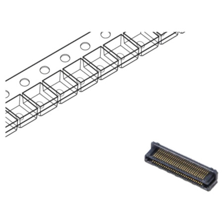 Conector: PCB-PCB; hermafrodit; PIN: 60; 0,5mm; LSHM; gold flash
