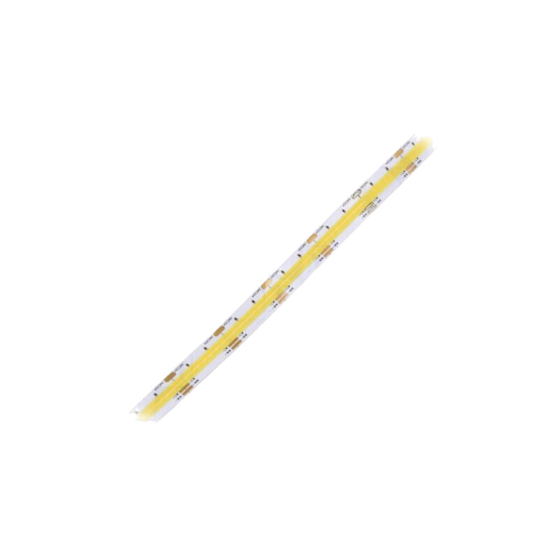 Bandă LED COB; alb cald/alb rece; LED/m: 640; 10mm; PCB albe; IP20