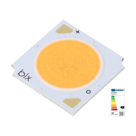 LED putere; COB; 120°; 630mA; P: 21,4W; 2516lm; 19x19x1,7mm; 118lm/W
