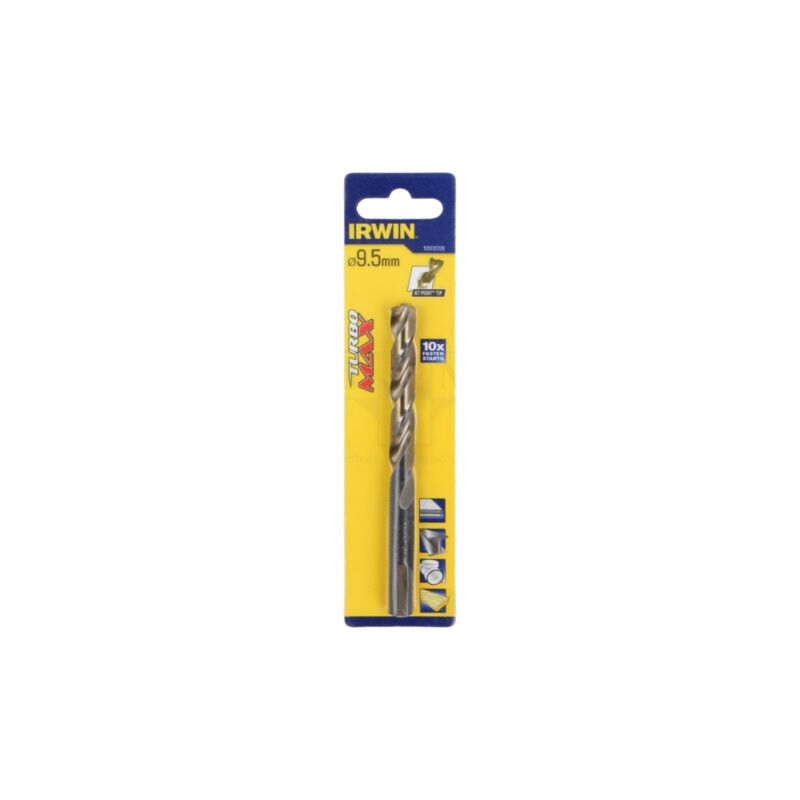 Burghiu; pt.metal; Ø: 9,5mm; L: 125mm; oţel rapid HSS; TURBOMAX™