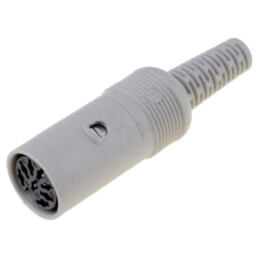 Conector: DIN; mufă; mamă; PIN: 8; Dispunere: 262°; drept; pe cablu