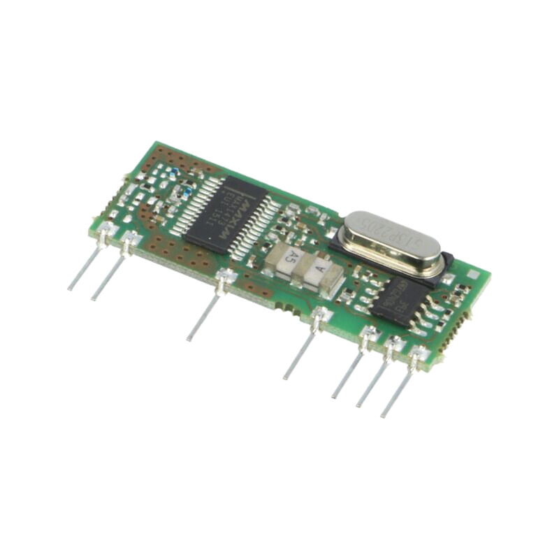 Modul: RF; receptor AM; AM,ASK; 433,92MHz; -114dBm; 5VDC; 7,5mA Modul: RF; receptor AM; AM,ASK; 433,92MHz; -114dBm; 5VDC; 7,5mA