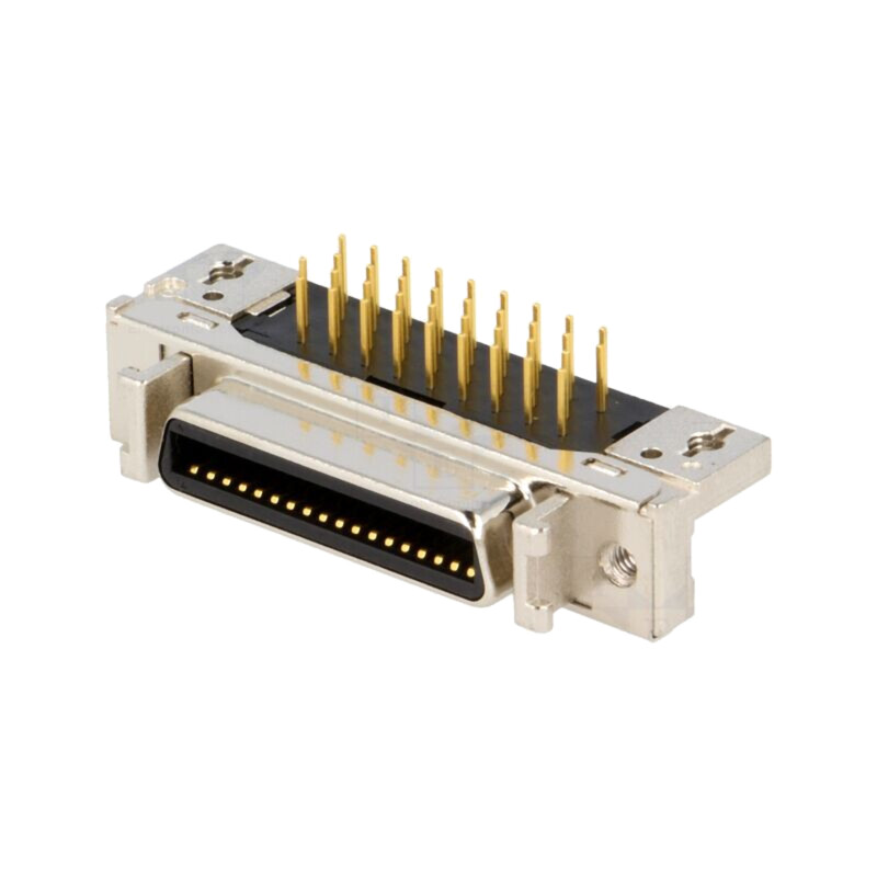Conector: MDR; PIN: 36; ecranat; Fixare: clichet; soclu; mamă; 500V Conector: MDR; PIN: 36; ecranat; Fixare: clichet; soclu; mamă; 500V