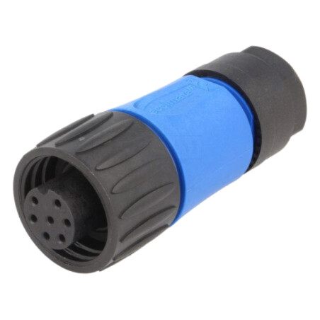 Conector: circular; mufă; pe cablu; PIN: 7; mamă; fără contacte