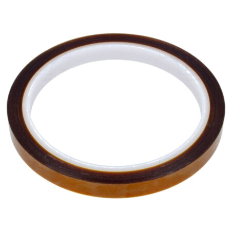 Bandă: pt.temperaturi ridicate; Thk: 0,06mm; 40%; ambră; max.260°C