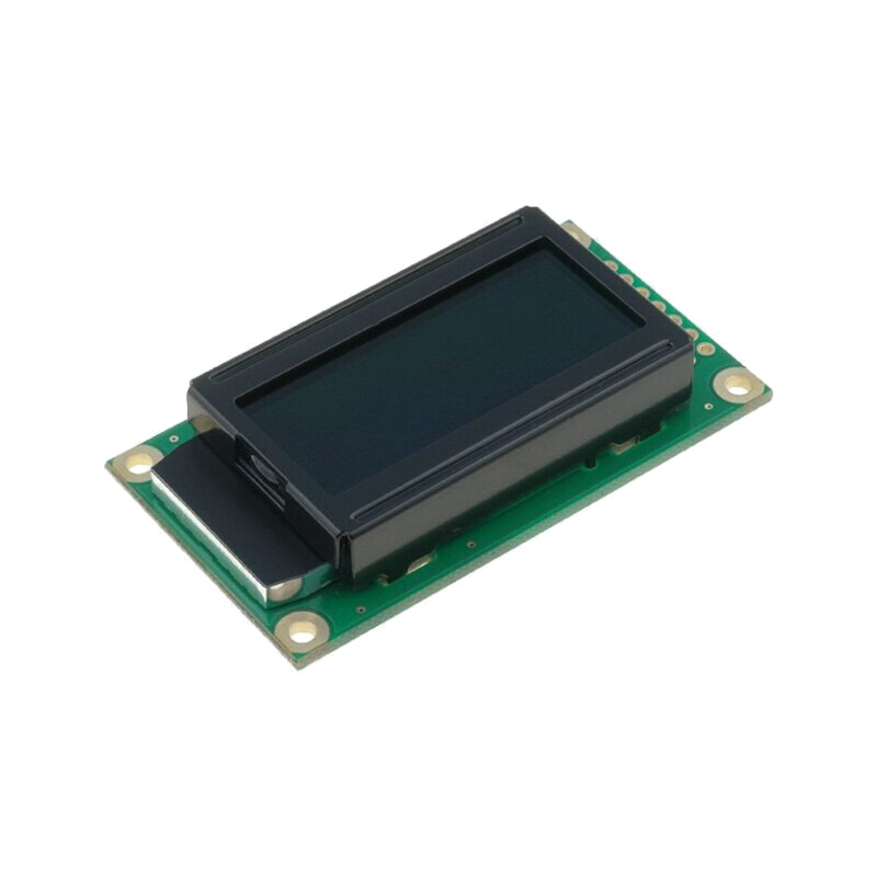 Afişaj: LCD; alfanumerice; FSTN Negative; 8x2; neagră; LED; PIN: 14 Afişaj: LCD; alfanumerice; FSTN Negative; 8x2; neagră; LED; PIN: 14